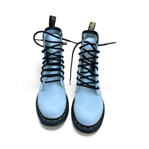 Dr. Martens Shoes - Dr. Martens 1460 White Leather 8 Eye Combat Boots Women’s 5 EU36 NO INSOLES Punk